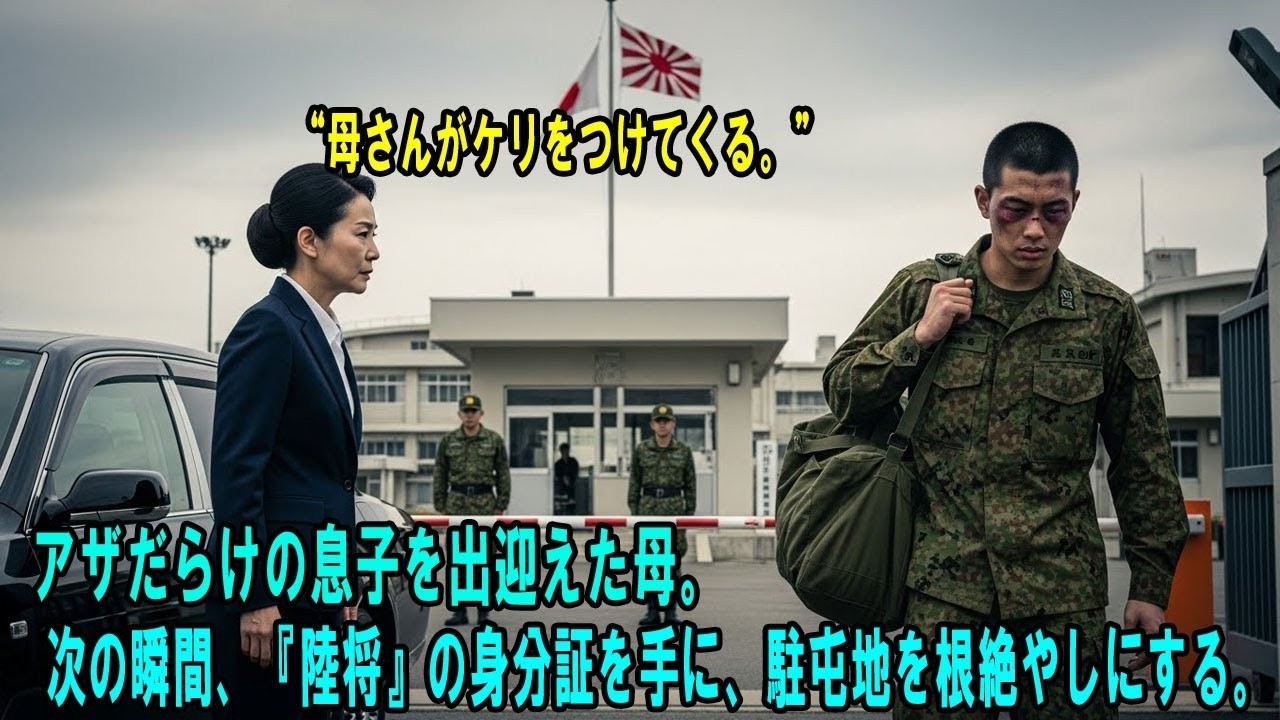 「ボケてんのかババア？」特殊作戦群の孫を訪ねて門前払いされた元陸将補。一本の電話で駐屯地がパニックに陥る… #感動の物語 #AIストーリー