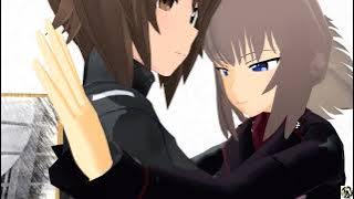 Maho and Erika get serious - Girls und Panzer MMD DL [Full HD]