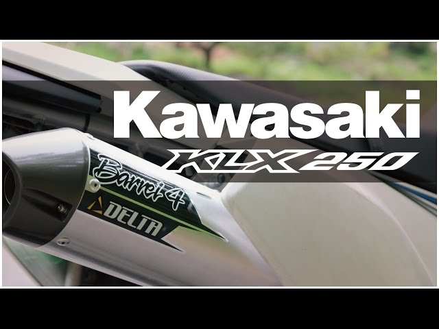 Kawasaki KLX250】 DELTA Barrel4-S 【Custom】 - YouTube