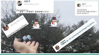 SVT posting about SNOWFALL and members funny reply...WAIT for it_Part 1🤣