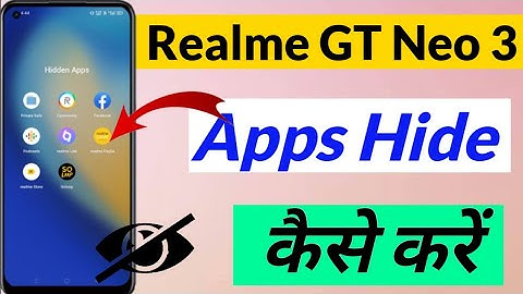 Realme GT Neo 3 App Hide kaise kare | How to app hide in realme gt Neo 3 | realme gt neo 3 app hide