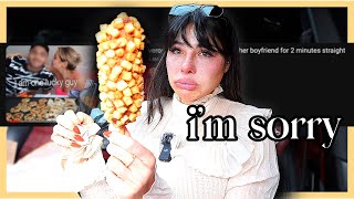 Eating Korean Corn Dogs &amp; Finally addressing Veronica Wang being mean to her boyfriend (EMOTIONAL)