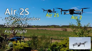 DJI Mavic Air 2S  - 10s Unbox, Sound Comparison & First Flight - my Thoughts