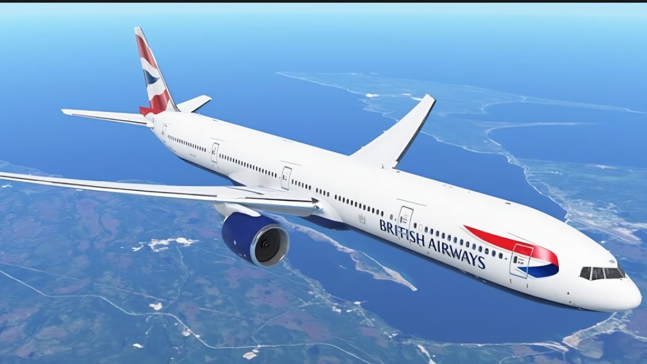 British Airways 283 London Heathrow - Los Angeles 777-300ER # ...