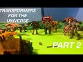 Transformers for the universe  part 2 jungle trip  stop motion series