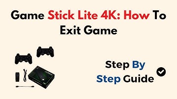 Game Stick Lite 4K: How To Exit Game