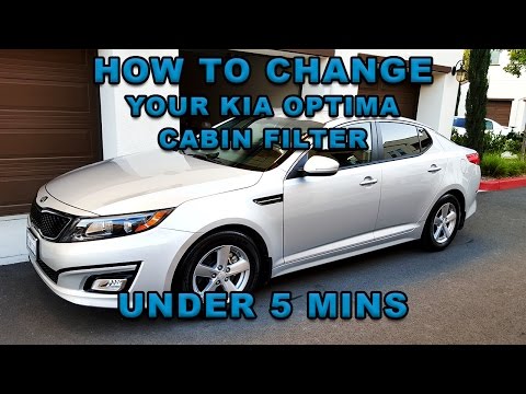 2016 Kia optima cabin air filter