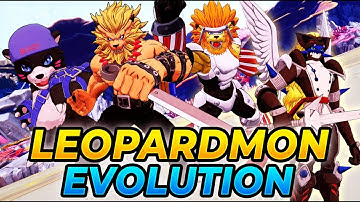 Leopardmon Evolution, Special Skills & Win Screen - Digimon Story: Time Stranger