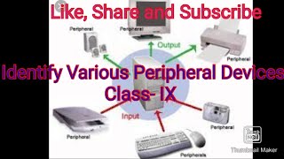 Identify various peripheral devices
