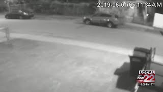 Burlington police say surveillance video captured Pride flag burning