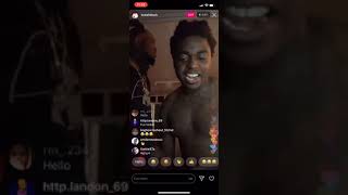 Kodak Black and his homies WILDING on Instagram live