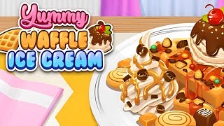 Yummy Waffle Ice Cream - Cooking Games - KUIOO GAMES screenshot 3