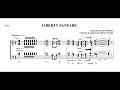 LIBERTY FANFARE by John Williams - Score Reduction