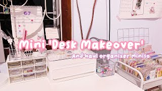 . Tata Meja Belajar Haul Organizer Miniso Mini Desk Makeover .