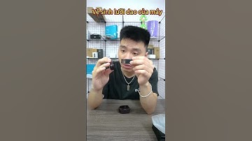 Cách vệ sinh máy cạo râu mini X