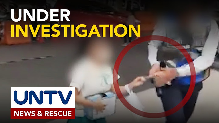 Security guard sa viral video na nagtaboy sa sampaguita vendor, pwedeng alisan ng lisensya—PNP CSG