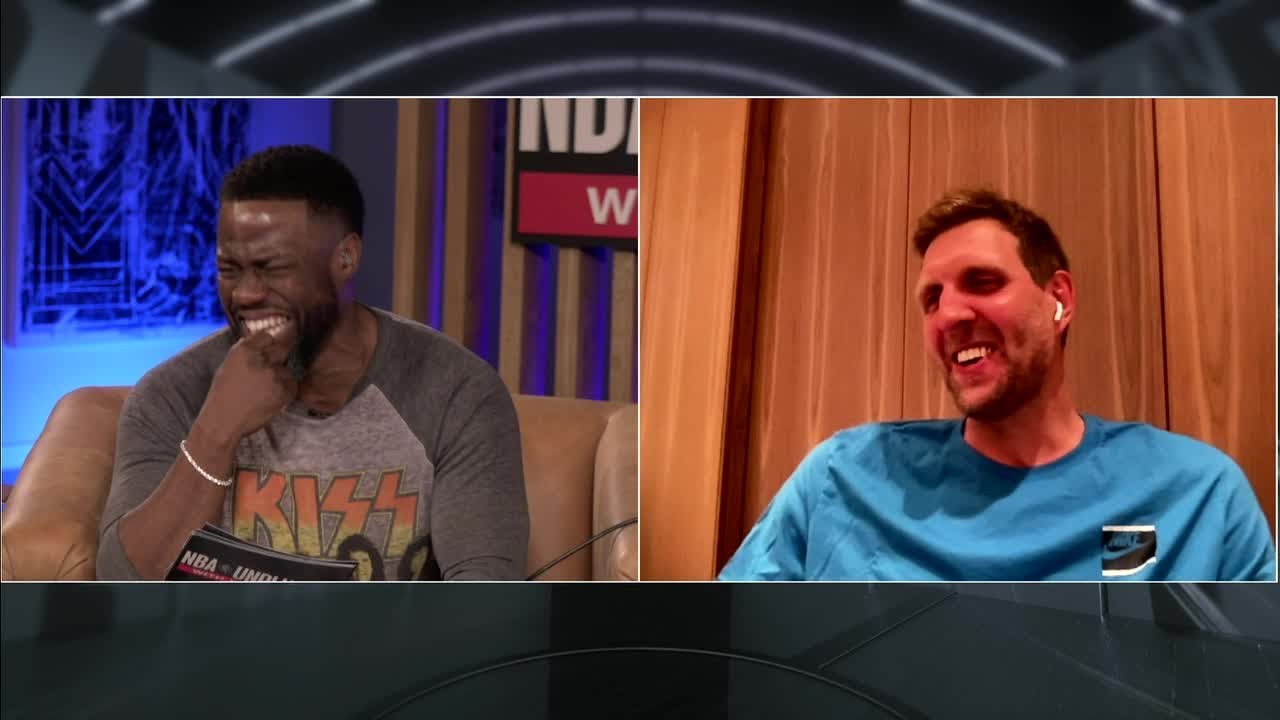 Kevin Hart exclaims his frustration with Dirk Nowitzki | NBA Unplugged with Kevin Hart