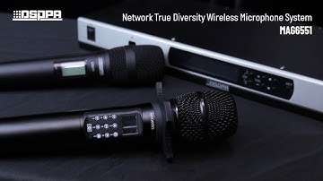 DSPPA | MAG6551 Network True Diversity Wireless Microphone system