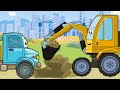 Мультики Про Машинки - Машинки на Стройке - Развивающие Мультфильмы Для Детей