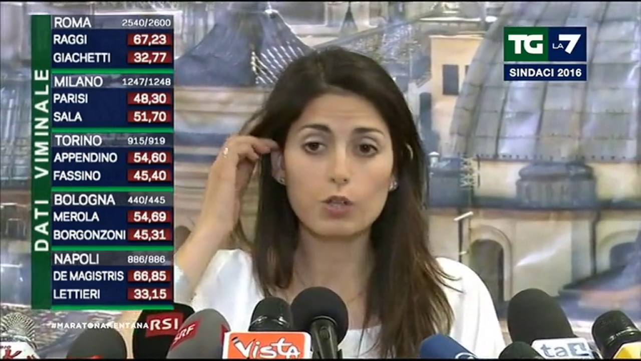 Virginia Raggi, nuovo sindaco di Roma del MoVimento 5 Stelle