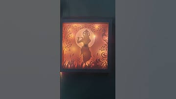 3D shadow Box || Krishna ji🙏🏻|| cricut maker3 #diy #3dart #shadowbox #krishna #cricutmaker3 #craft