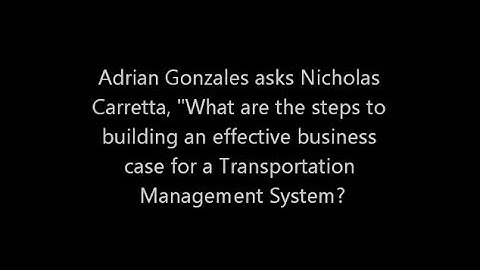 The Steps to Building a Successful Business Case for TMS Solutions