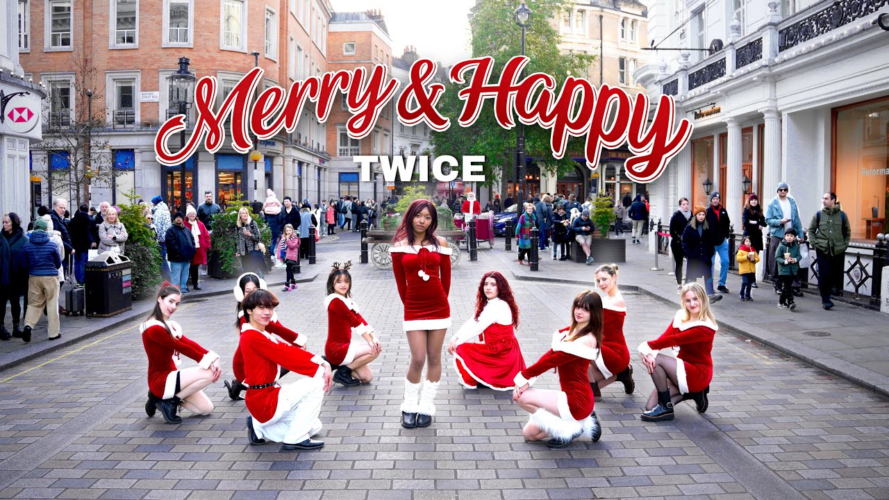 [KPOP IN PUBLIC ONE TAKE] TWICE(트와이스) - MERRY & HAPPY - LONDON DANCE COVER (4K)