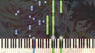 [No Game No Life] ED Oracion Piano Synthesia Tutorial