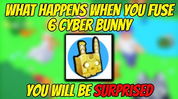 *UNEXPECTED FUSING METHOD* What happens when you fuse 6 Golden Cyber Bunny in Pet Simulator X