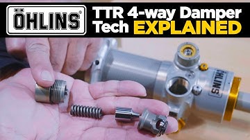 How Ohlins TTR 4-way Damper Works!