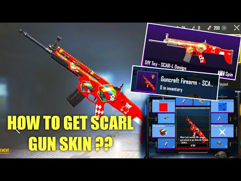How To Get Scar L Gun Skin In Guncraft Pubg Mobile Scar L Gun Skin Kaise Milegi Guncraft Skin Youtube