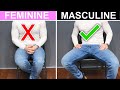 10 manly body language tricks to look more masculine