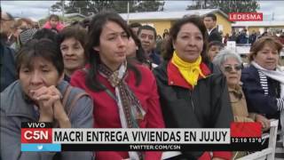 C5N - Política: Macri entrega viviendas en Jujuy