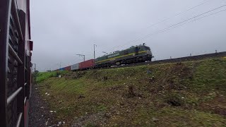 Thane to Kasara non-stop train journey || LHB track sound 🎧 || 20103 LTT-gorakhpur sf exp