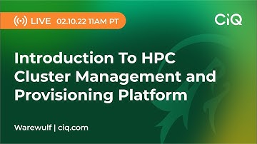 Warewulf: Introduction To HPC Cluster Management and Provisioning Platform