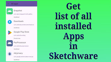 Get all apps in Sketchware