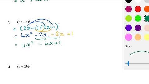 Grade 9 Lesson 1 video 1 Binomial x Binomial and Squaring a binomial