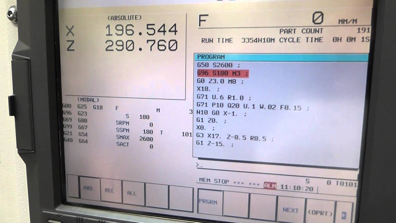 Cincinnati TC 200CX CNC Lathe - Video 02 - YouTube