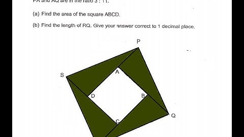 P6 2019 Maris Stella SA1 Q16 - Area Ratio | Square Right Triangle | PSLE Maths
