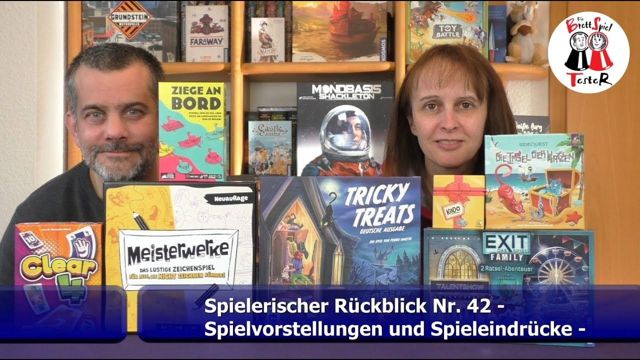 Spielerischer Rückblick Nr. 42 - Spielvorstellungen und Spieleindrücke - Die Brettspieltester