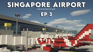 Singapore airport! | Minecraft Timelapse  | Terminal 4  | ep 3 |
