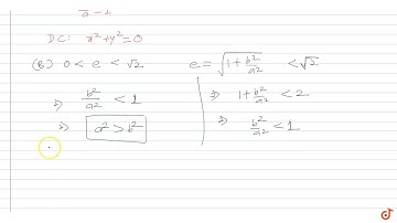 For hyperbola  `x^2/a^2-y^2/b^2=1` , let n be the number of points on the plane through which p...