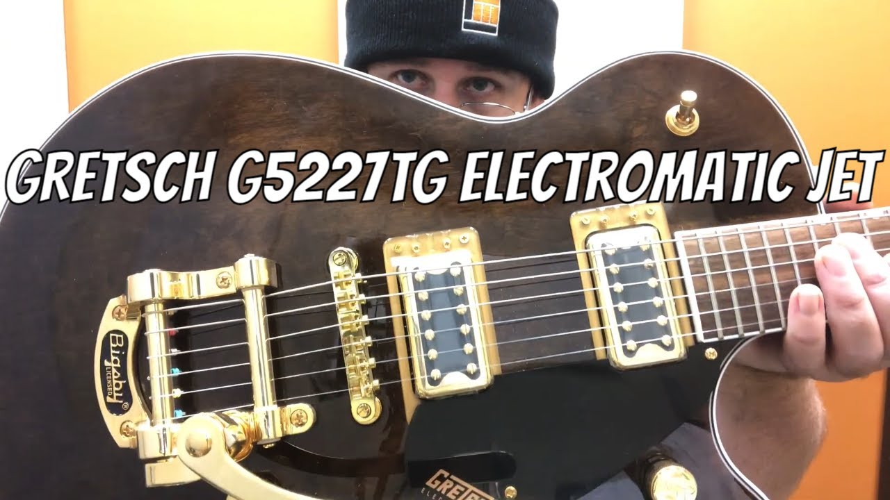 Gretsch G5227TG Electromatic Jet BT Imperial Stain Demo - YouTube