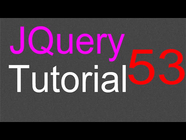 jQuery Tutorial for Beginners - 53 - Resizable widget options