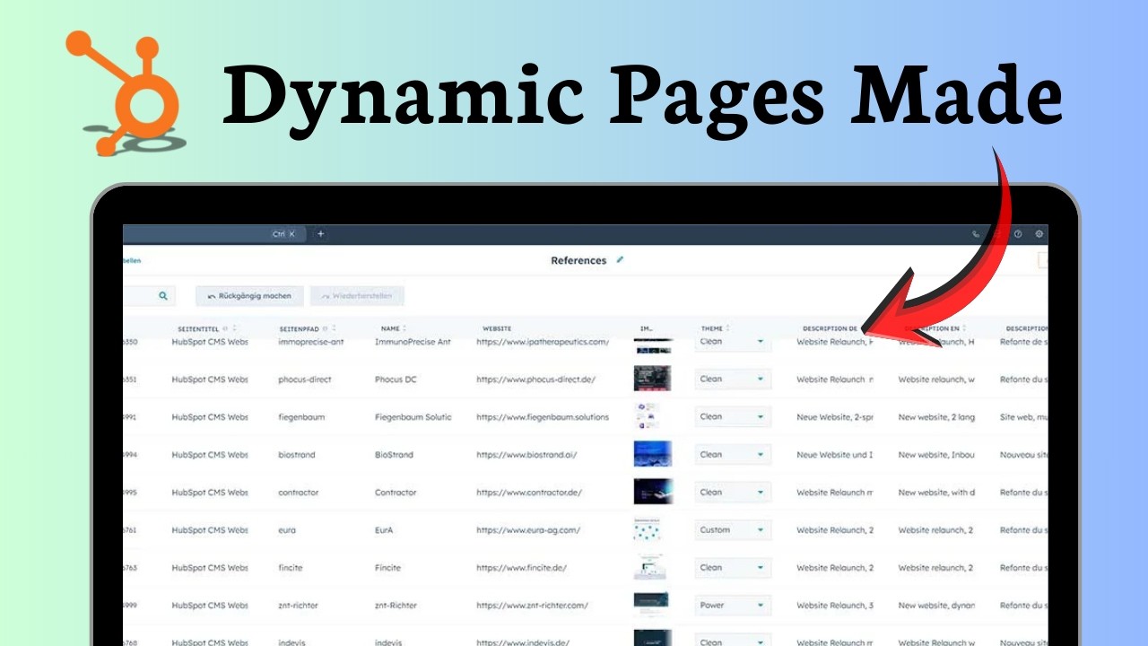 How to create dynamic pages in HubSpot (Smart Personalization) - YouTube