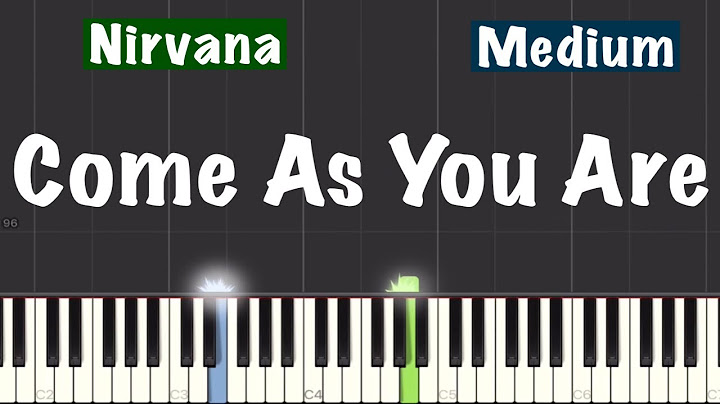 Come as You Are Piano version - Piano performance video thumbnail