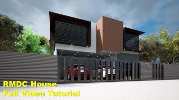 RMDC House | Full Video Tutorial | Revit Architecture | Twinmotion
