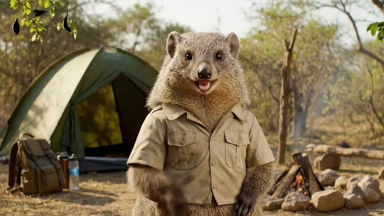 Camping with Monty Mongoose 