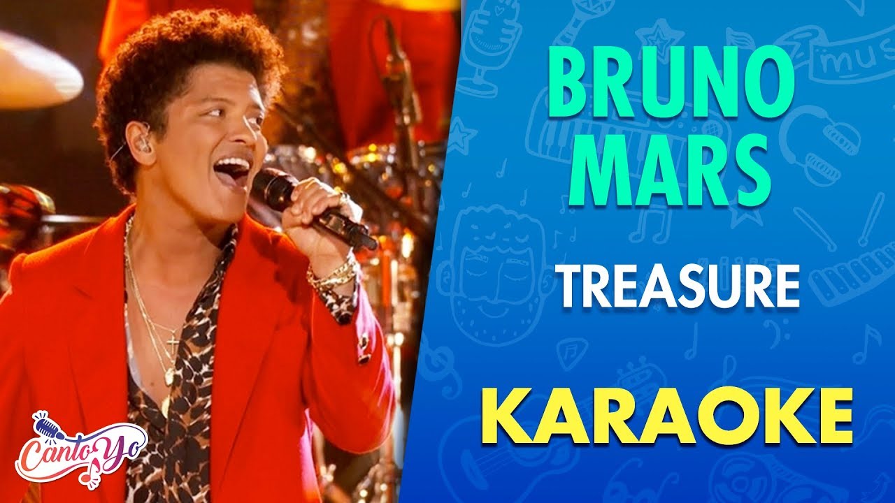Bruno Mars Treasure (Karaoke) CantoYo YouTube
