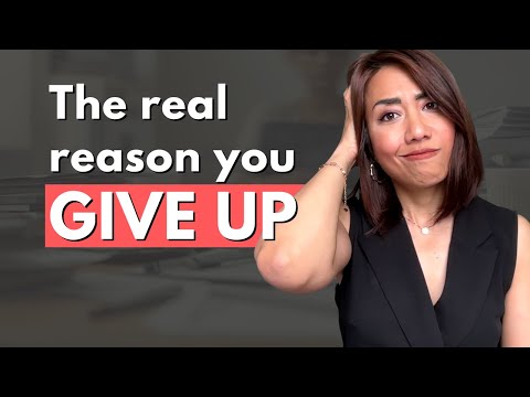 Why it's hard to stay COMMITTED to our goals | What helps me when I feel like giving up